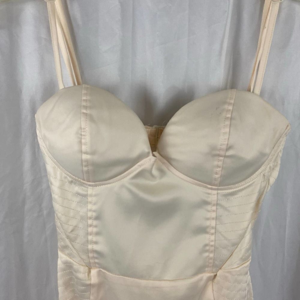 Tobi Bodycon Corset Top Ivory Dress Size Small - Picture 8 of 10